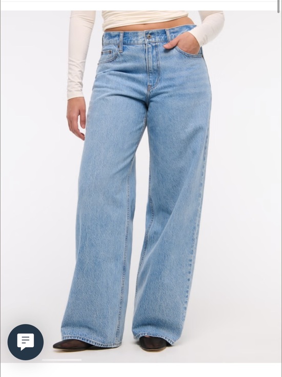 Abercrombie & Fitch Denim - Abercrombie & Fitch Curve Love The Ultra Loose Low Rise Jean